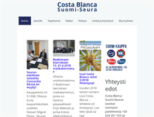 Tablet Screenshot of costablancasuomiseura.es